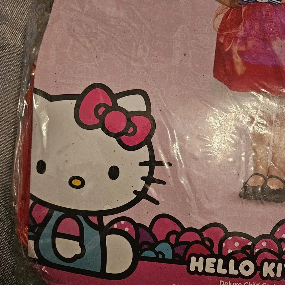 Hello Kitty Authentic‎ Sanrio Dress Up Halloween Deluxe Child Costume Med 7-8